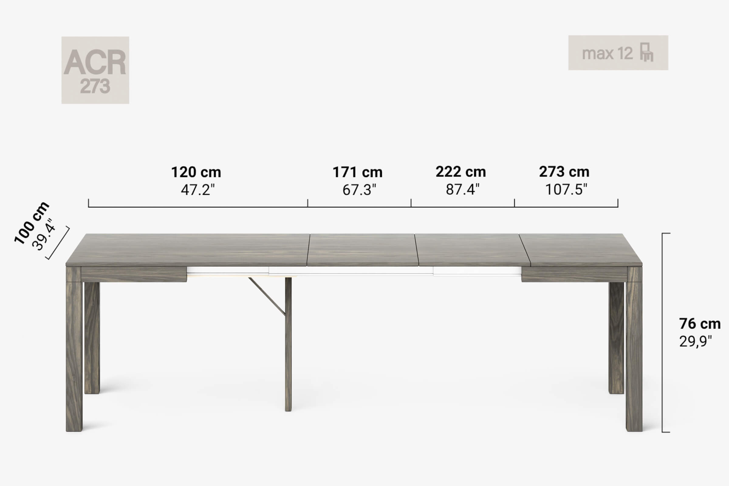 DONATELLO Extending dining table