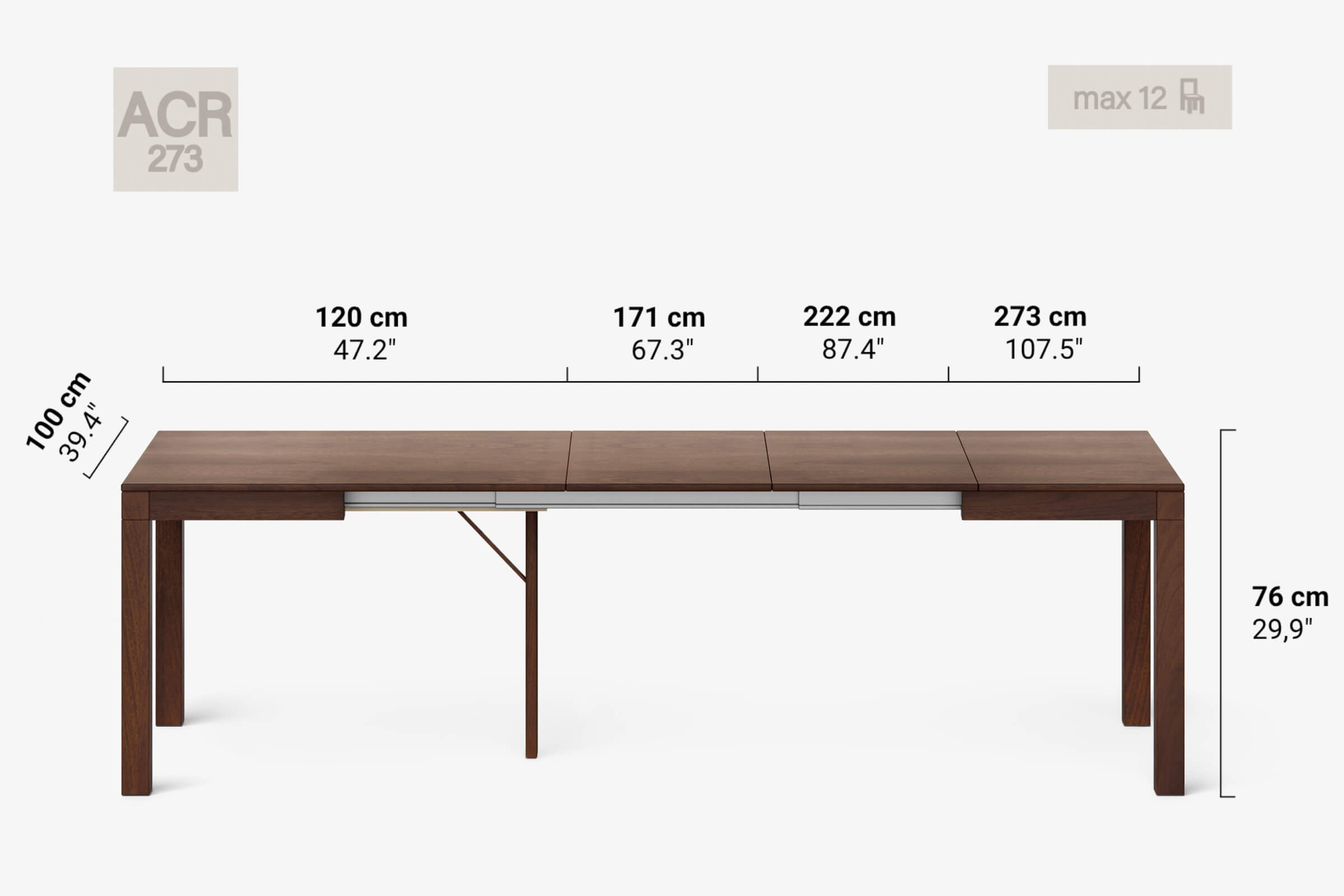 DONATELLO Extending dining table