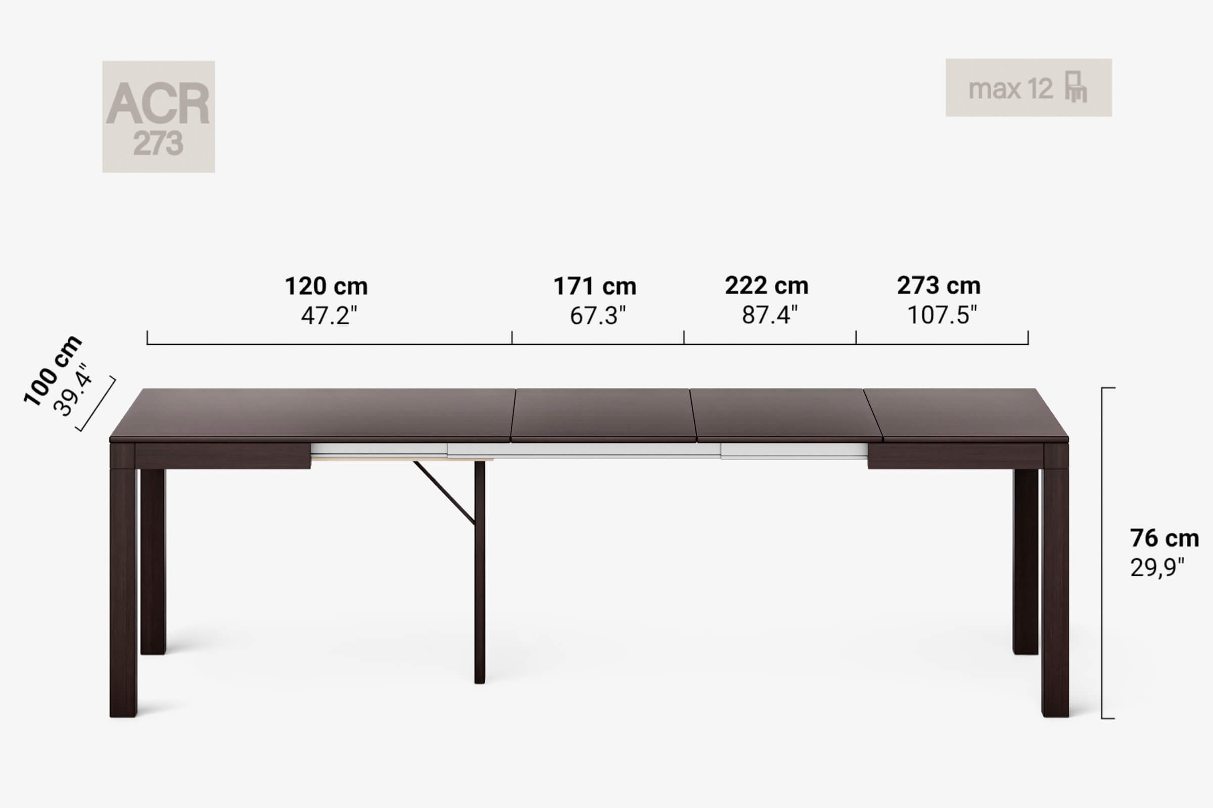 DONATELLO Extending dining table