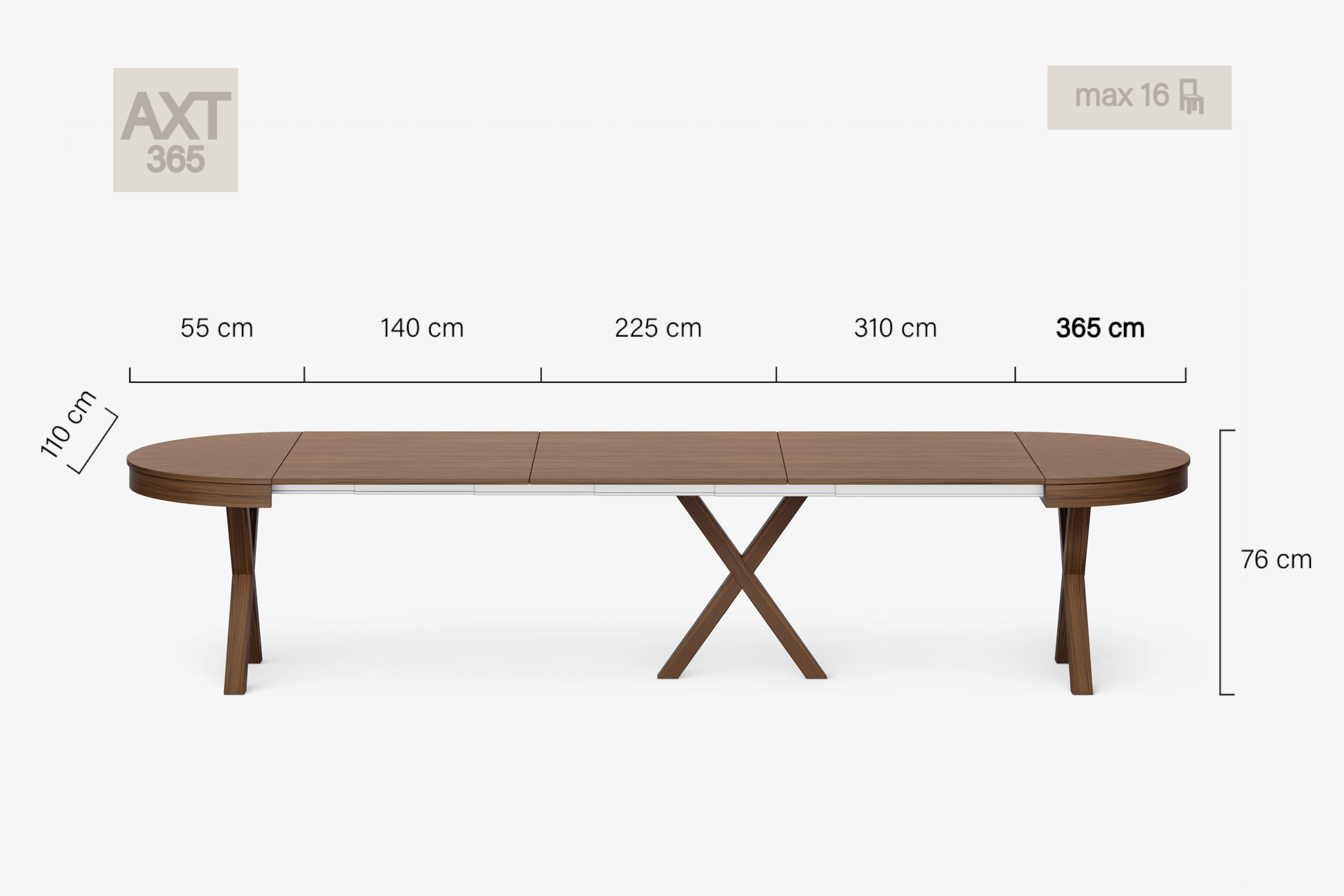 MICHELANGELO Round dining table