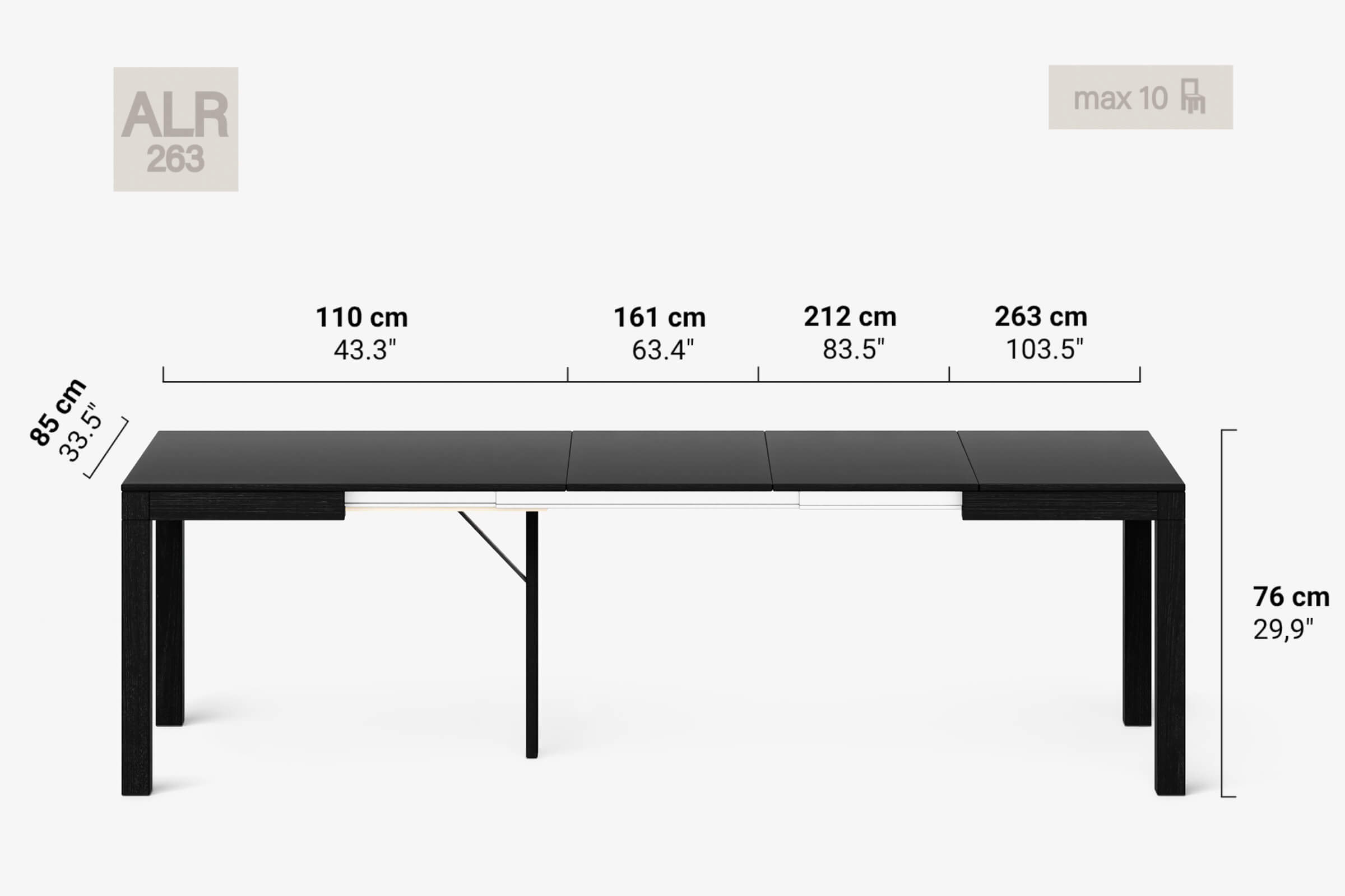 DONATELLO Extending dining table