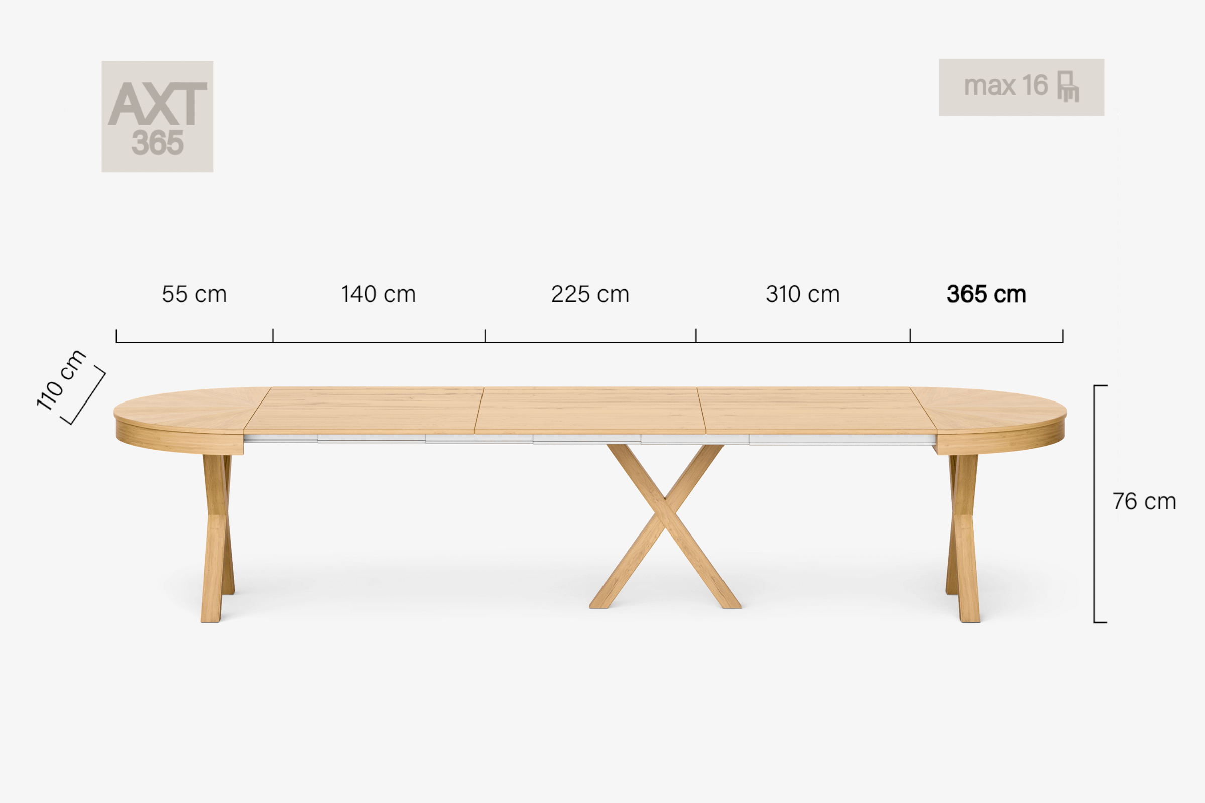 MICHELANGELO Round dining table