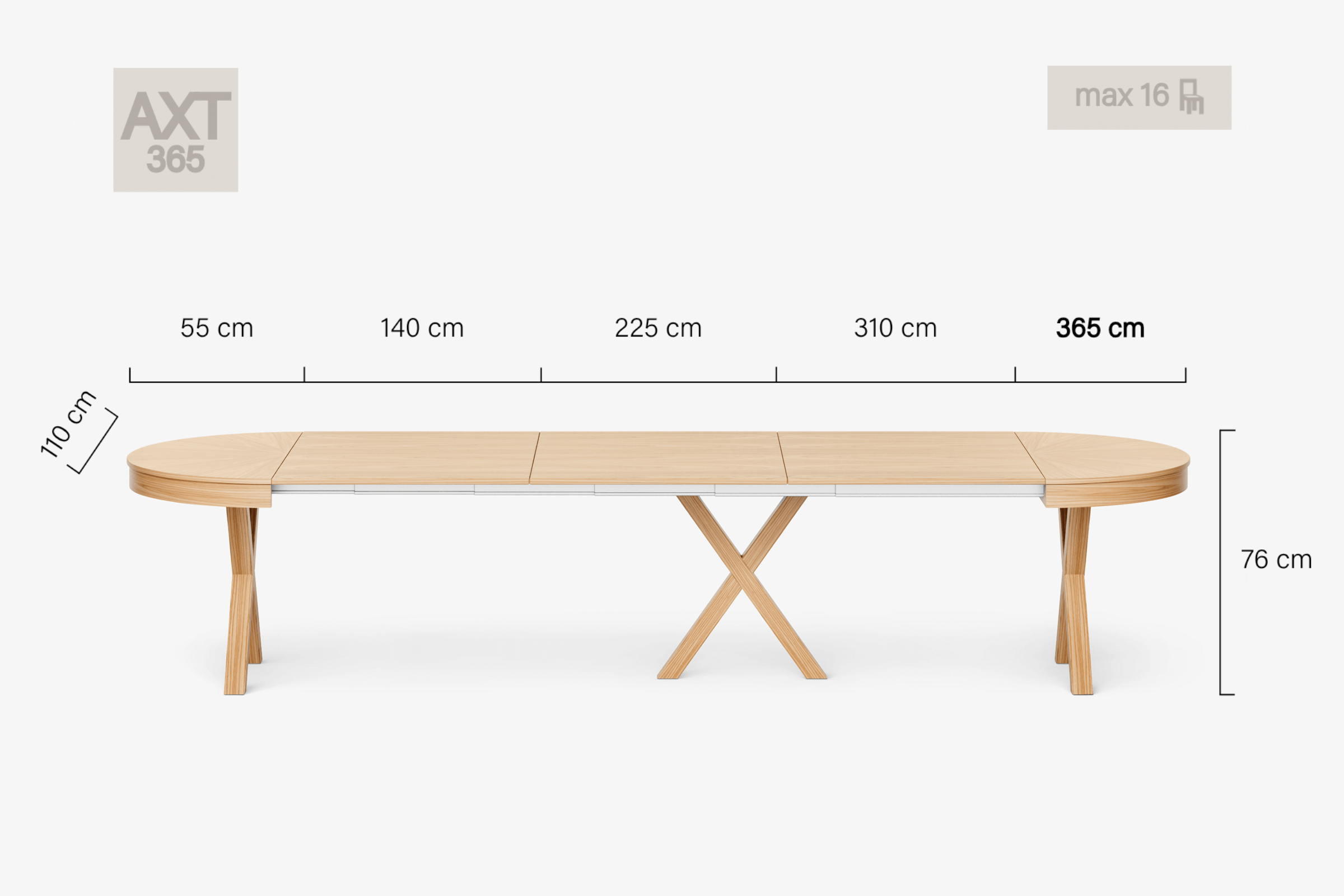 MICHELANGELO Round dining table