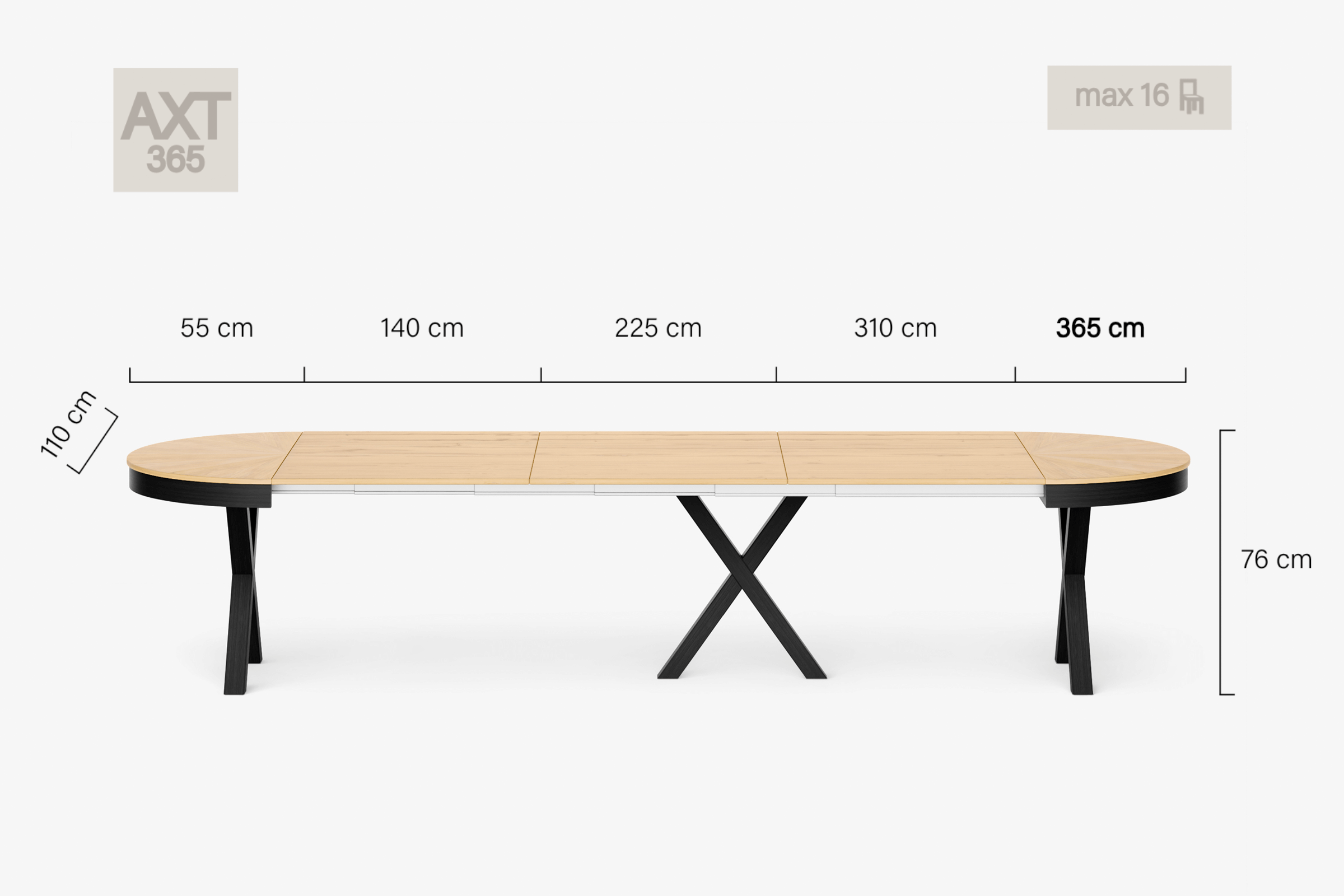 MICHELANGELO Round dining table