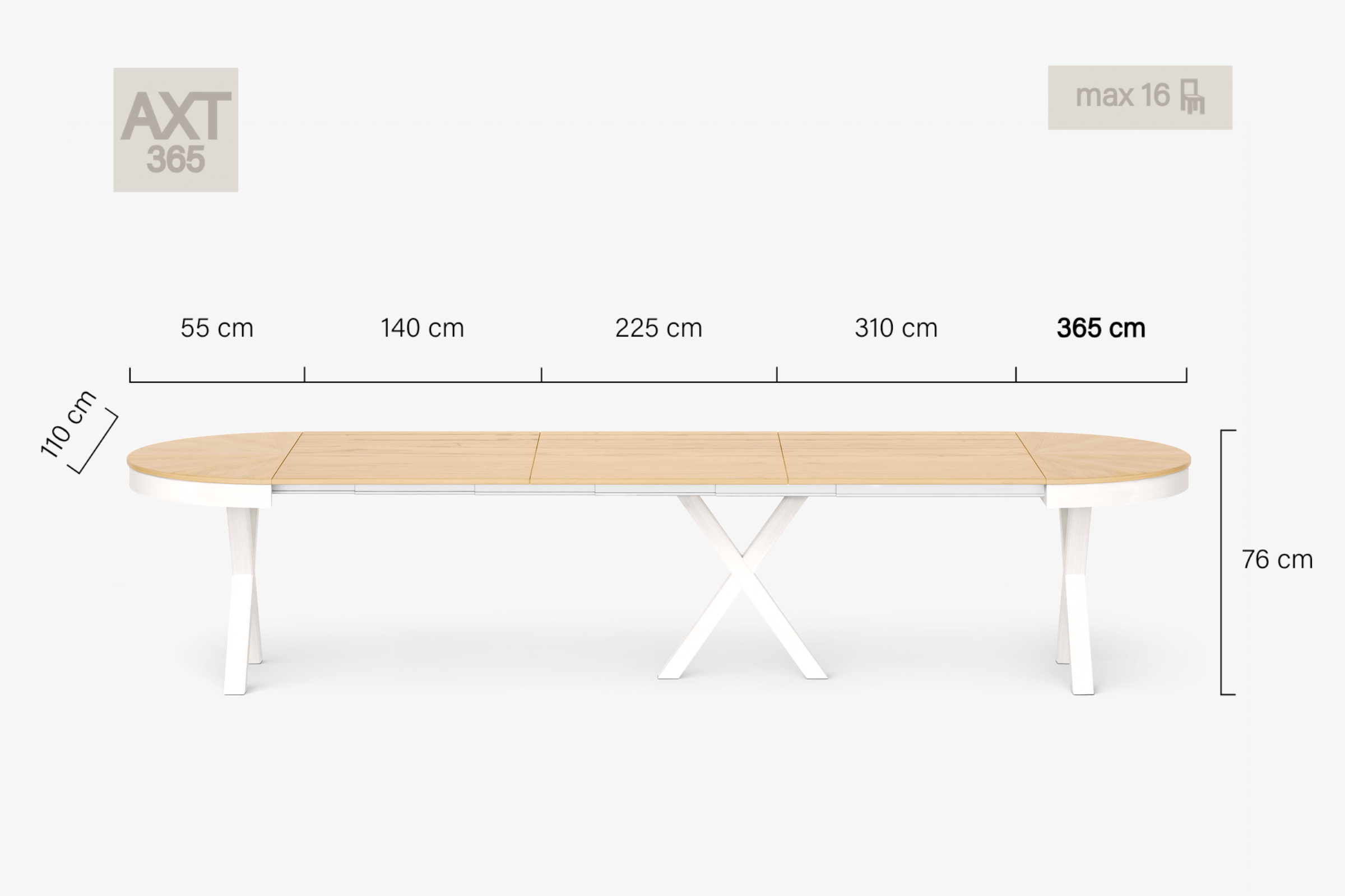MICHELANGELO Round dining table