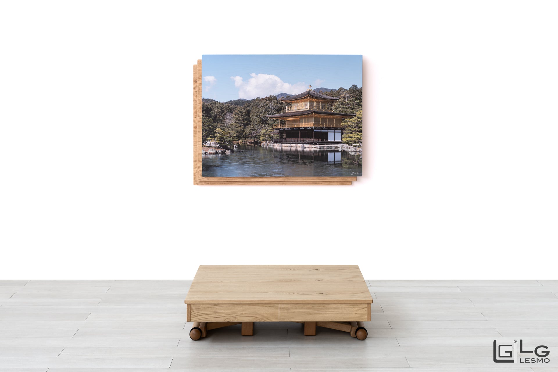 TAVOLINO DA CAFFÈ ALLUNGABILE<br>Finitura: Rovere Grezzo<br>Posti a sedere: Fino a 14