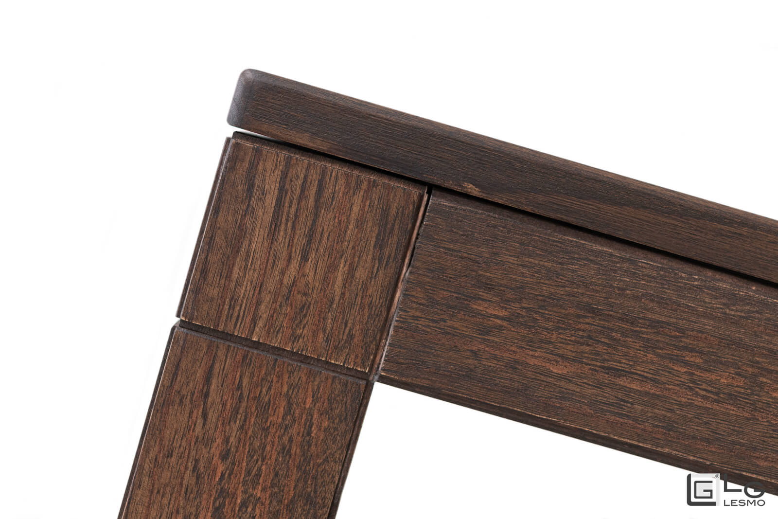 EXTENDABLE TABLE<br>Finish: Modern Coffee Elm<br>up to 14 seats