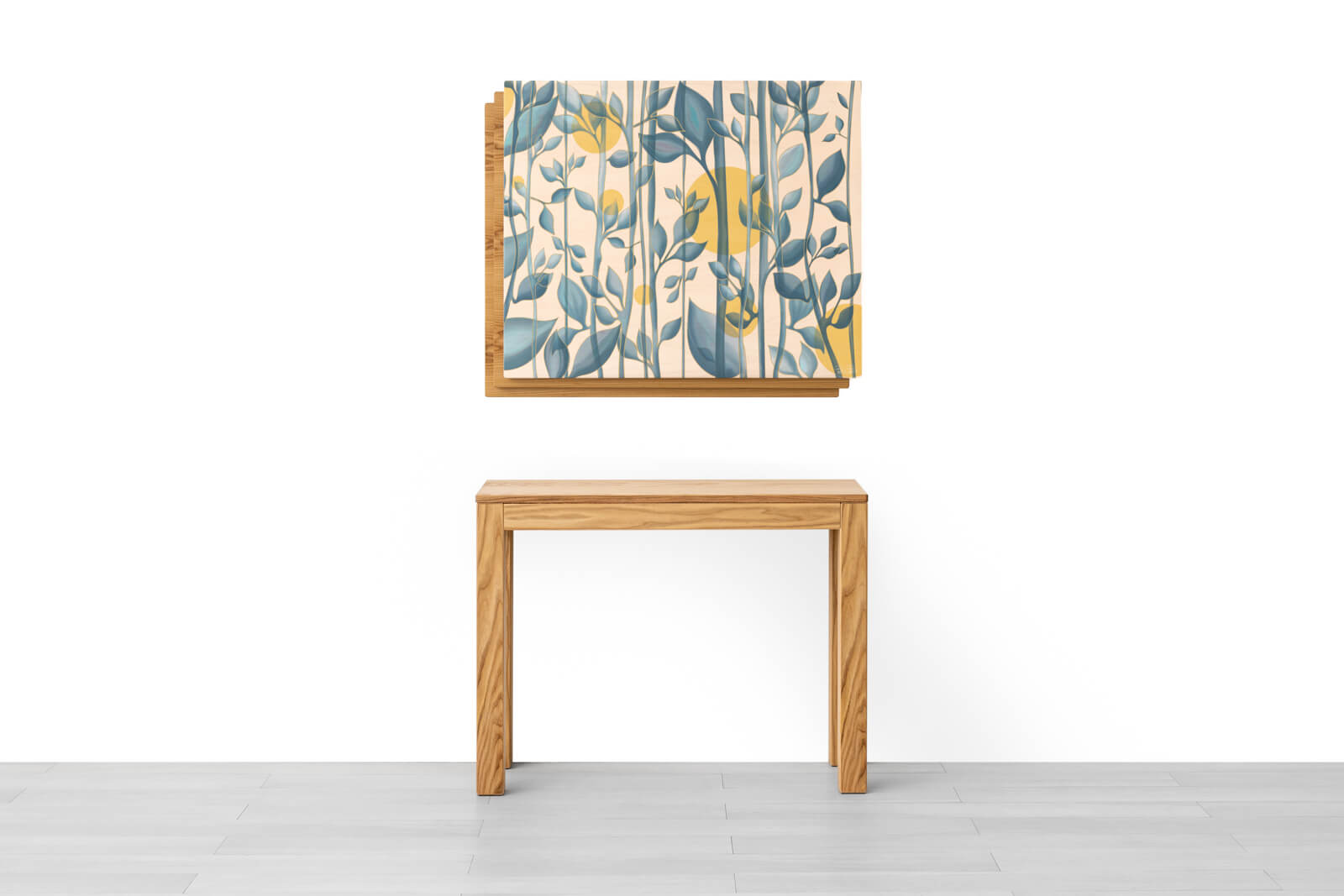 EXTENDABLE CONSOLE<br>Finish: Elm<br>up to 12 seats