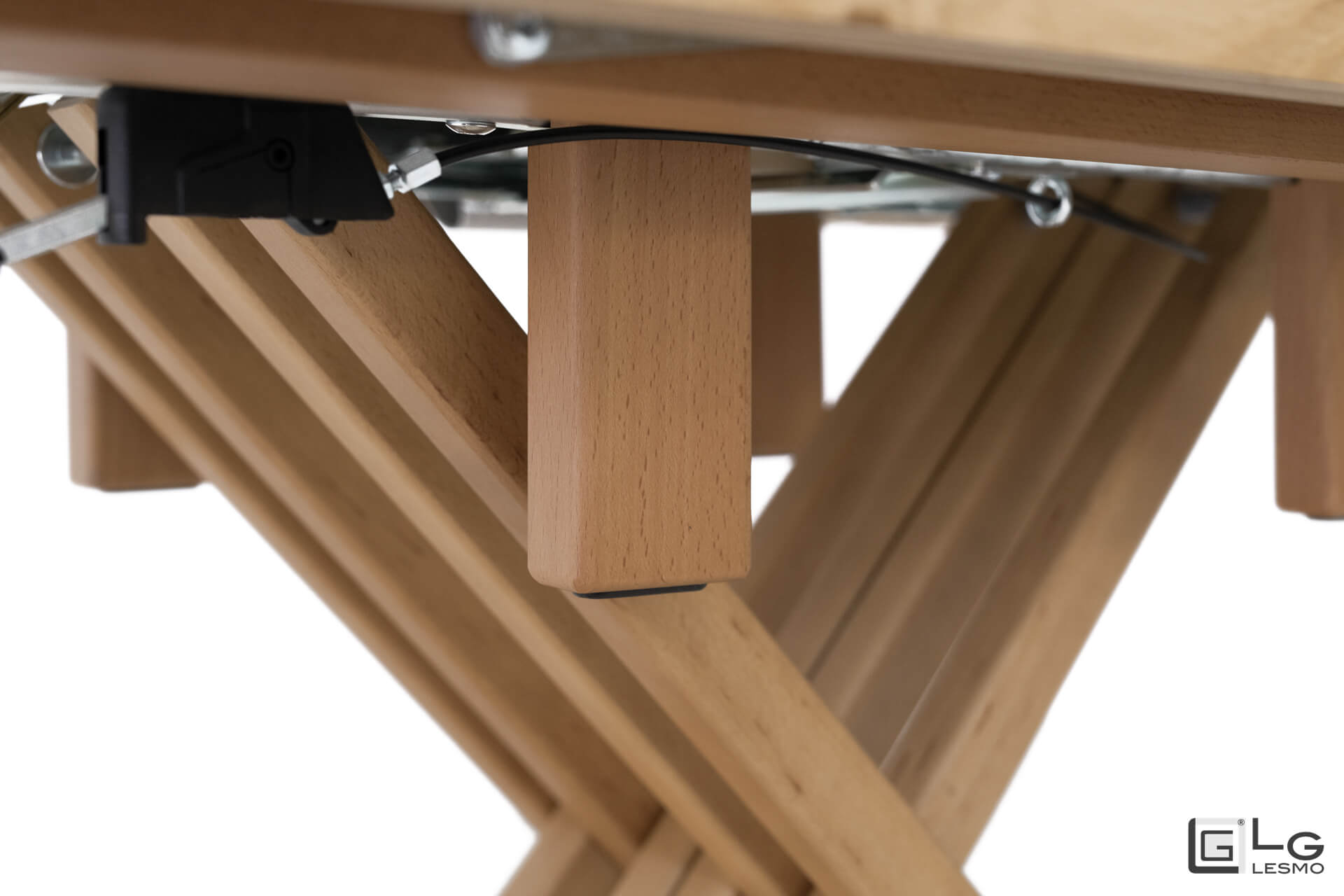 TAVOLINO DA CAFFÈ ALLUNGABILE<br>Finitura: Rovere Grezzo<br>Posti a sedere: Fino a 14