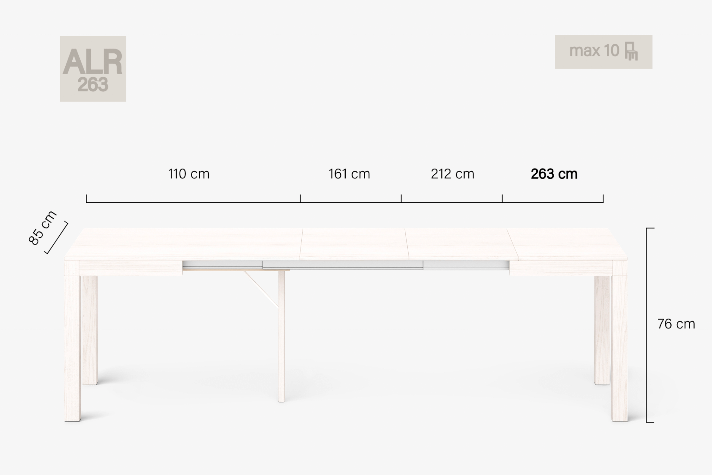 DONATELLO Extending dining table