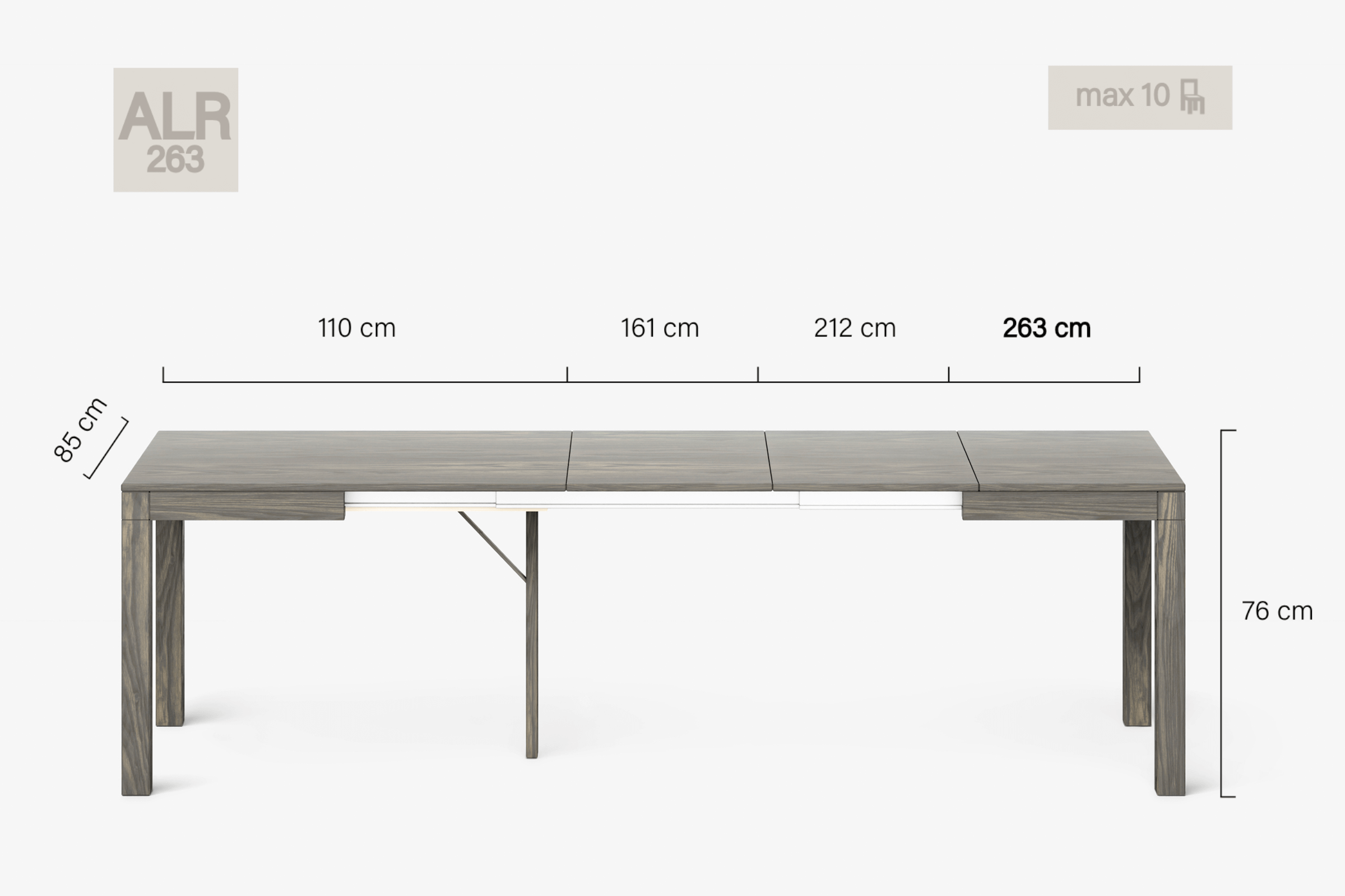 DONATELLO Extending dining table
