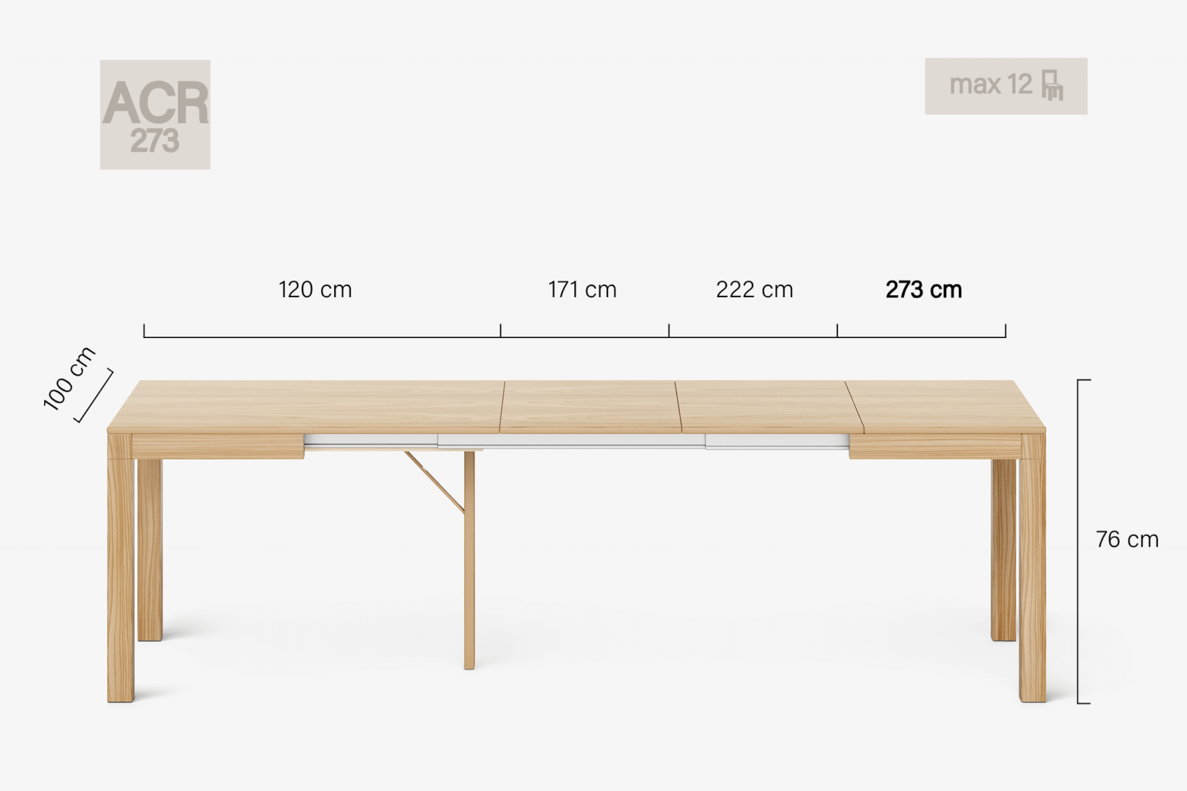 DONATELLO Extending dining table