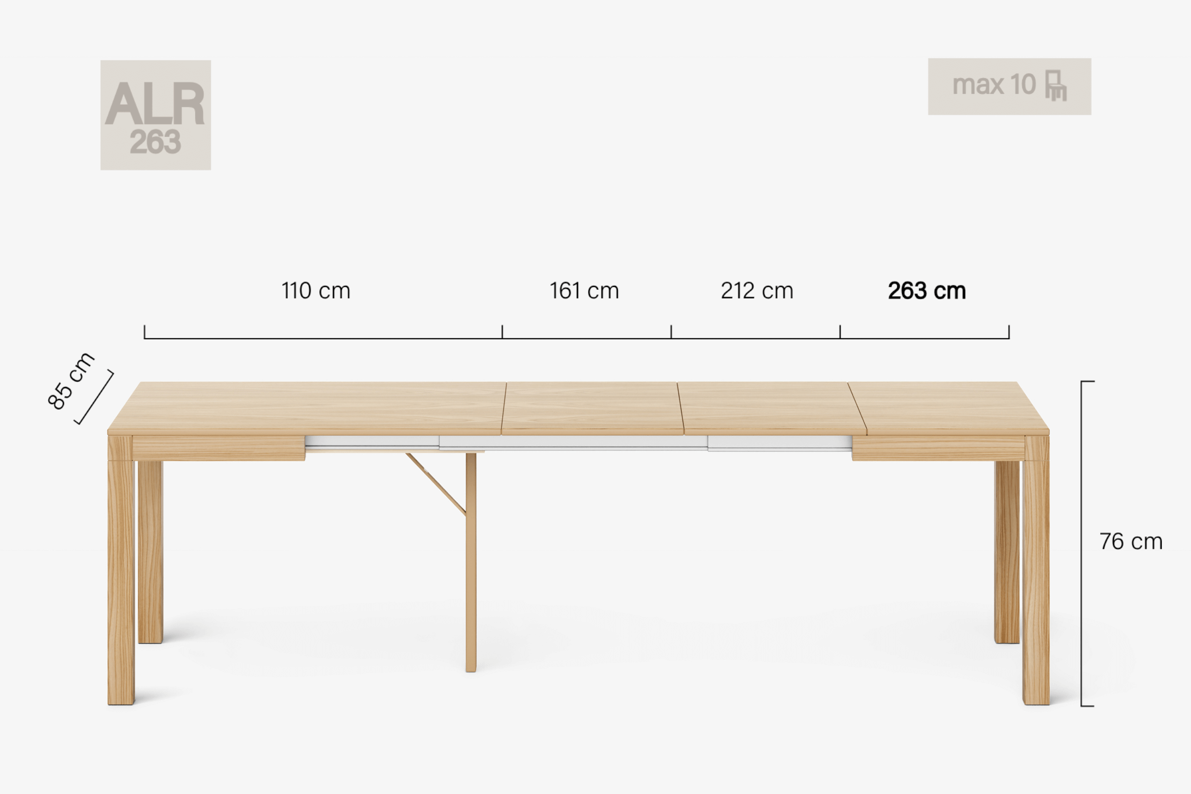 DONATELLO Extending dining table
