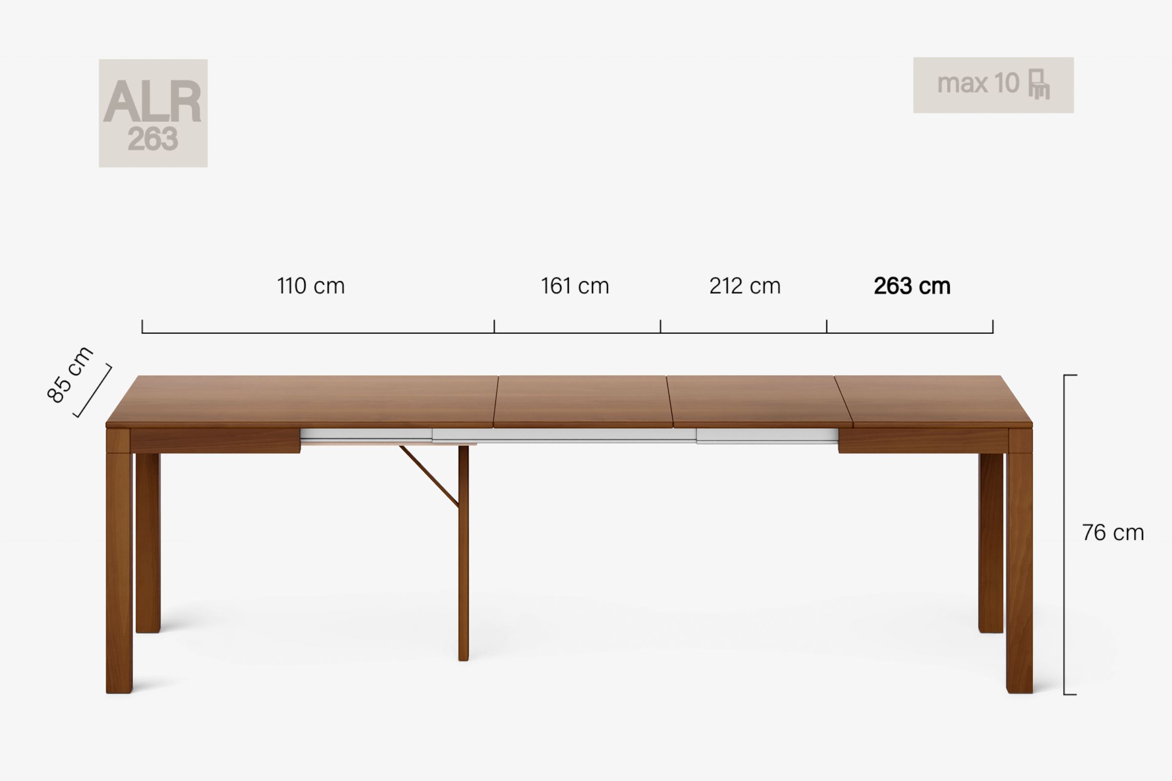 DONATELLO Extending dining table