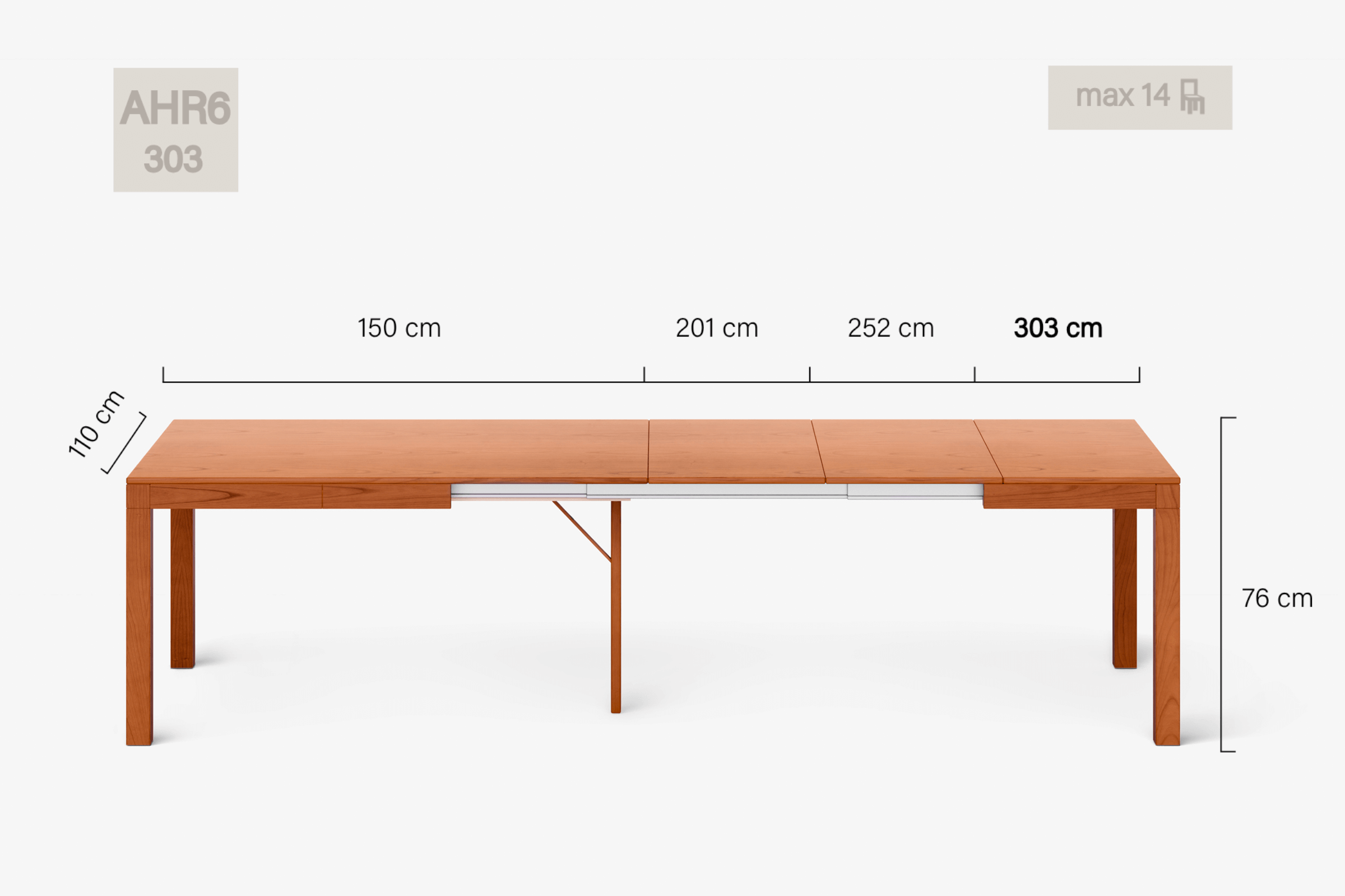 DONATELLO Extending dining table