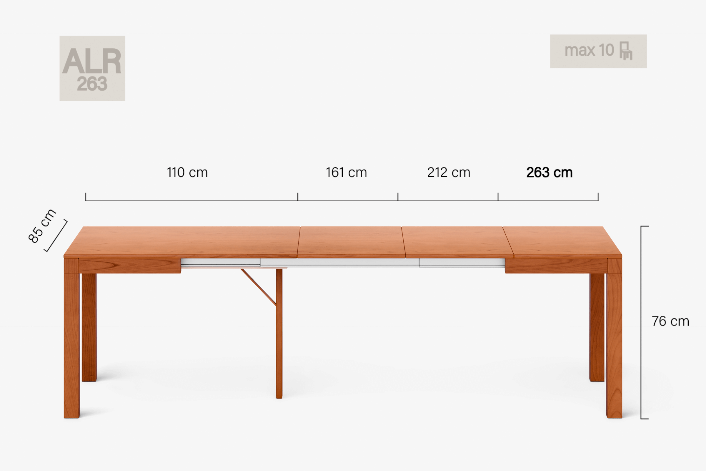 DONATELLO Extending dining table