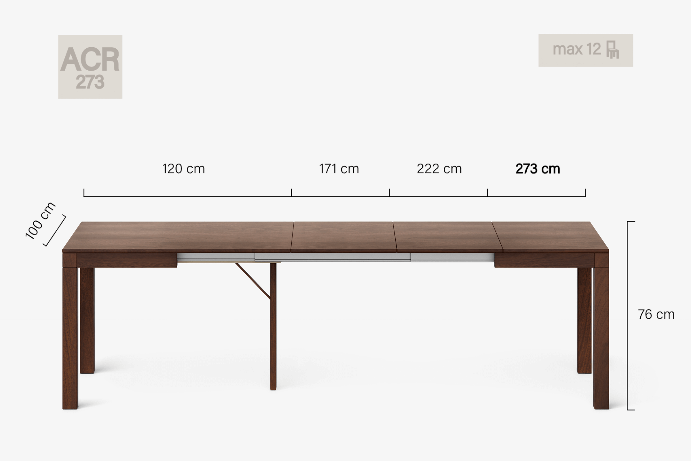 DONATELLO Extending dining table