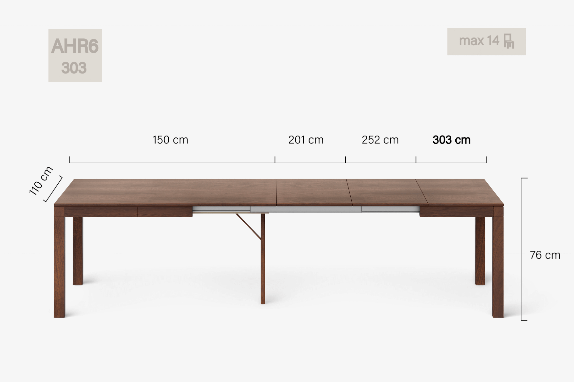 DONATELLO Extending dining table