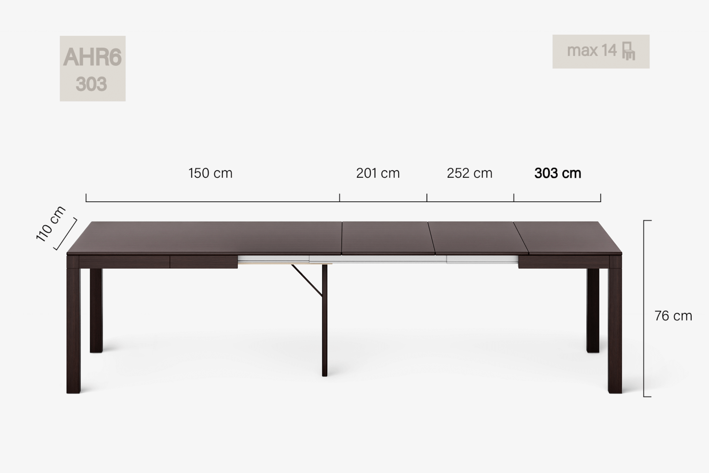 DONATELLO Extending dining table