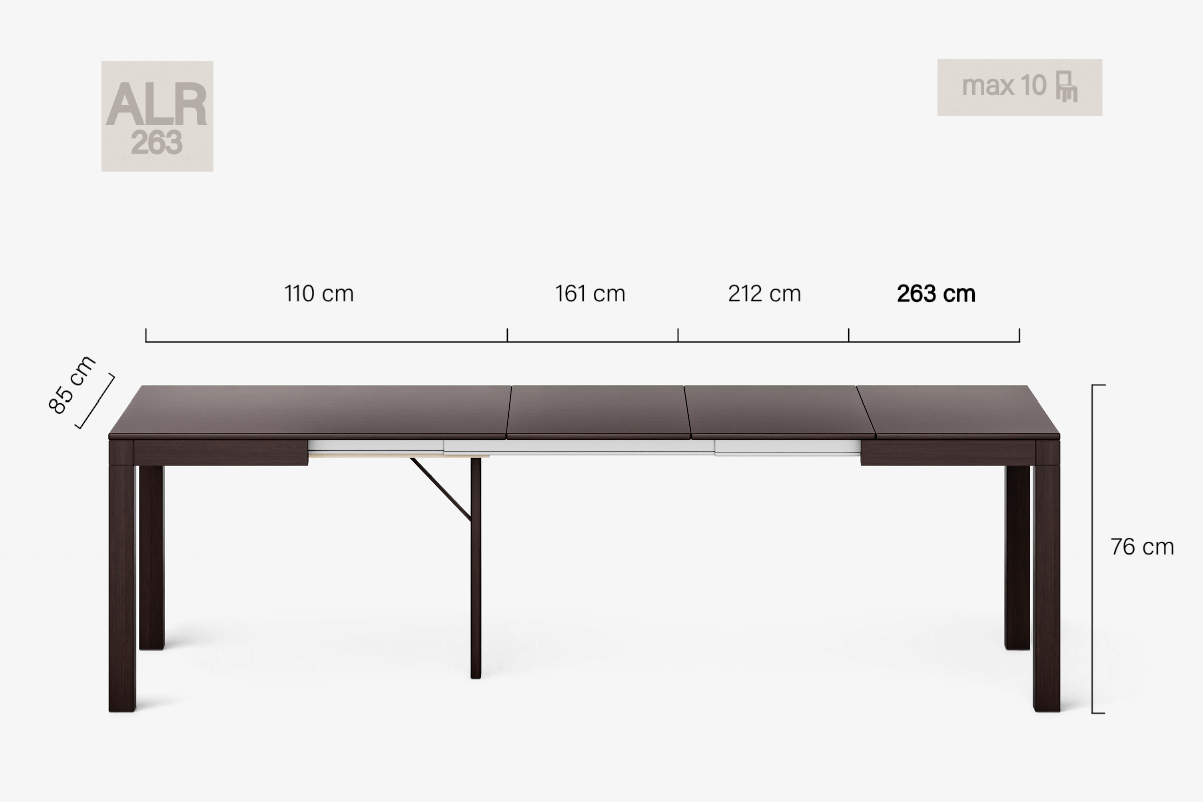 DONATELLO Extending dining table