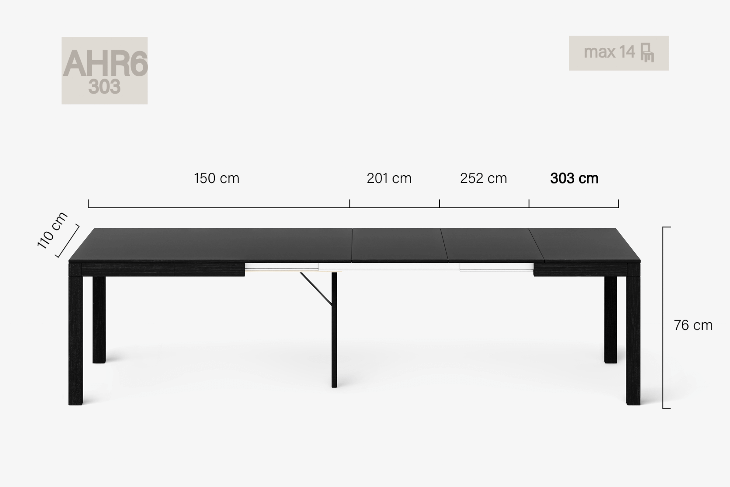 DONATELLO Extending dining table
