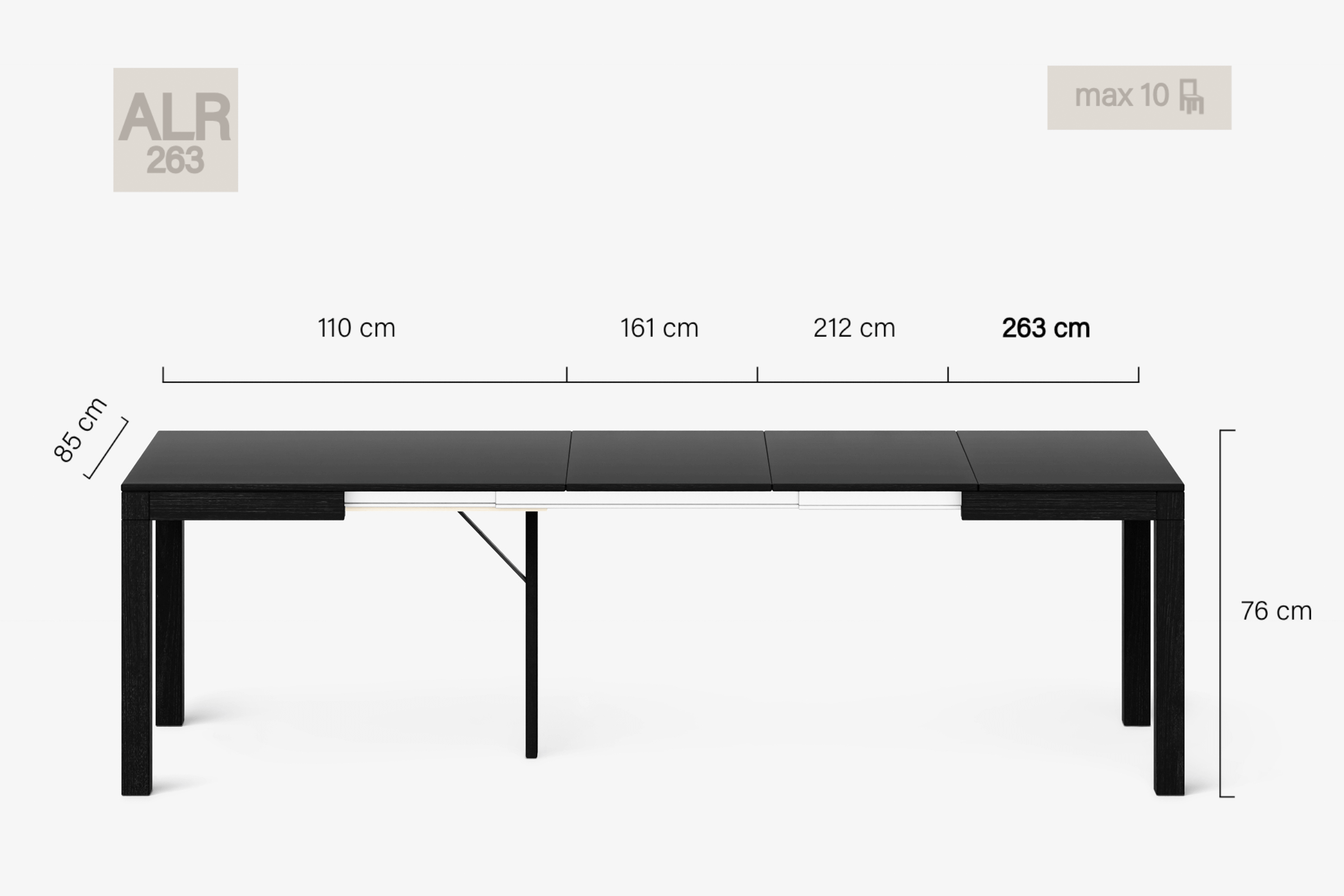 DONATELLO Extending dining table