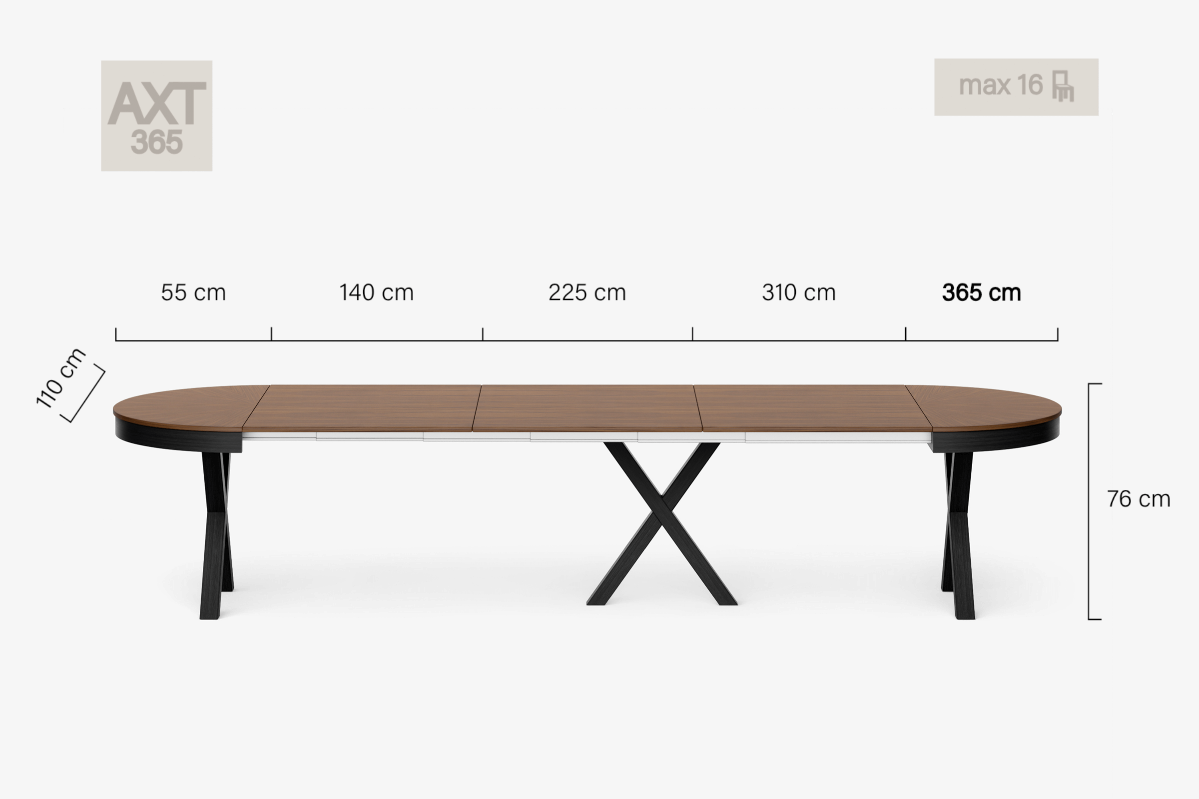 MICHELANGELO Round dining table