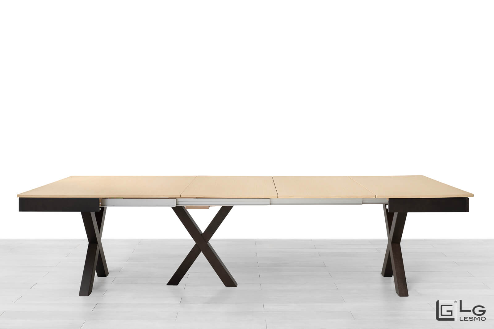 TAVOLO ALLUNGABILE </br> Finitura Rovere Sbiancato e Rovere tabacco </br> 305cm - 12 posti
