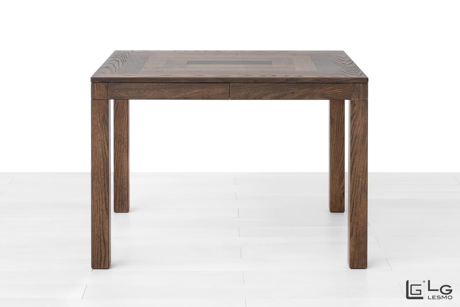 EXTENDABLE TABLE<br>Finish: Modern Coffee Elm<br>up to 14 seats