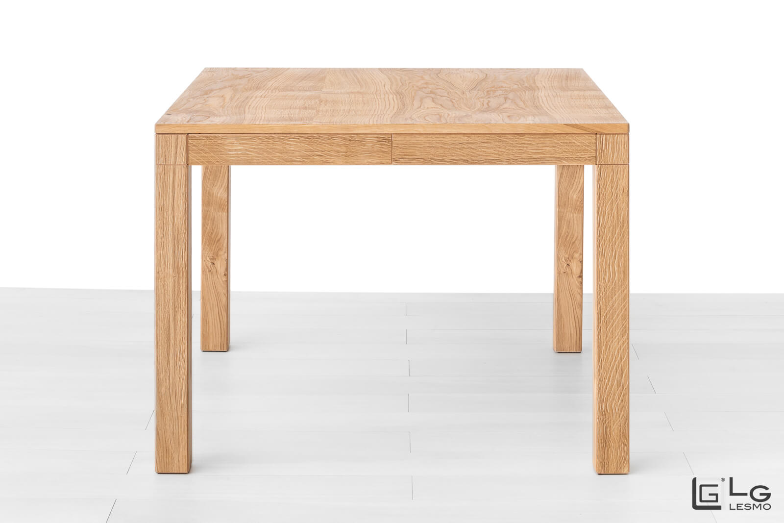 EXTENDABLE TABLE<br>Finish: Raw Oak<br>up to 12 seats